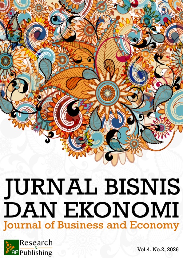 					Lihat Vol 4 No 2 (2026): Jurnal Bisnis dan Ekonomi
				